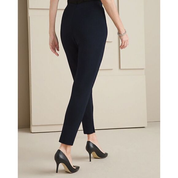 CHICO’S NWT Medium 8 Size 1 Black Chic Sweater Pant - Picture 6 of 11